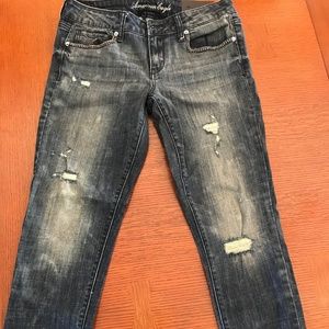 Low Rise Skinny Leg Jeans